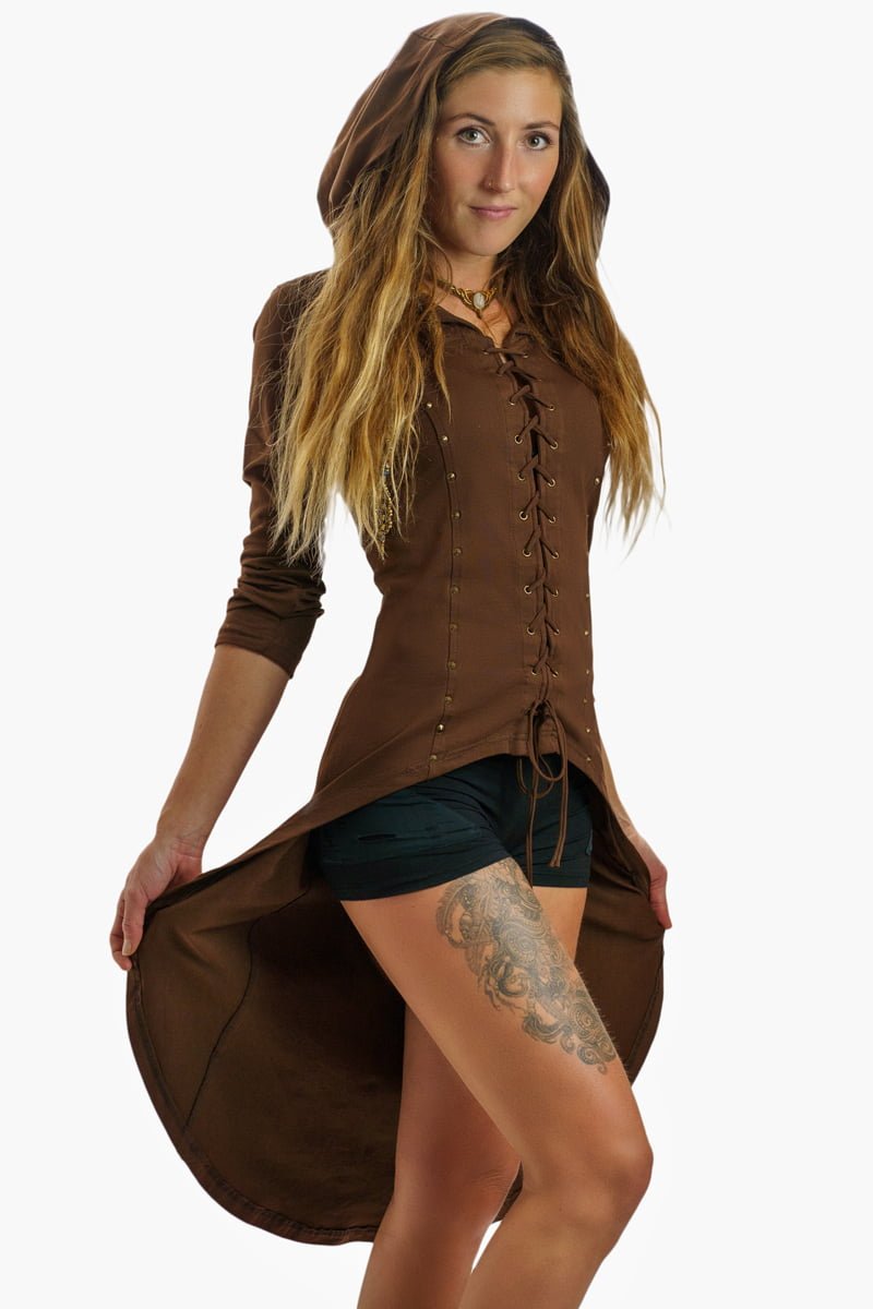 nakthi-hooded-dress-brown-avanyah-clothing